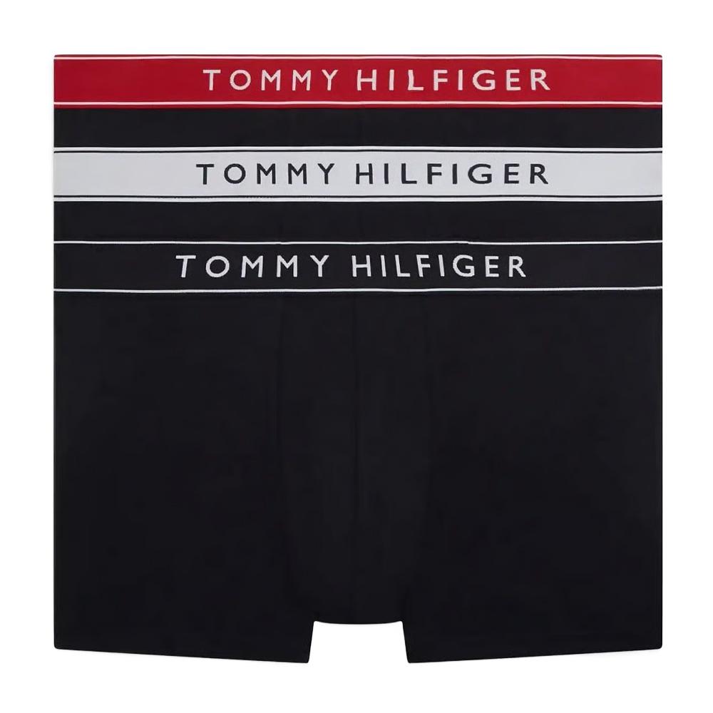 X3 Boxershorts Schwarz/Rot für Herren von Tommy Hilfiger Trunk günstig