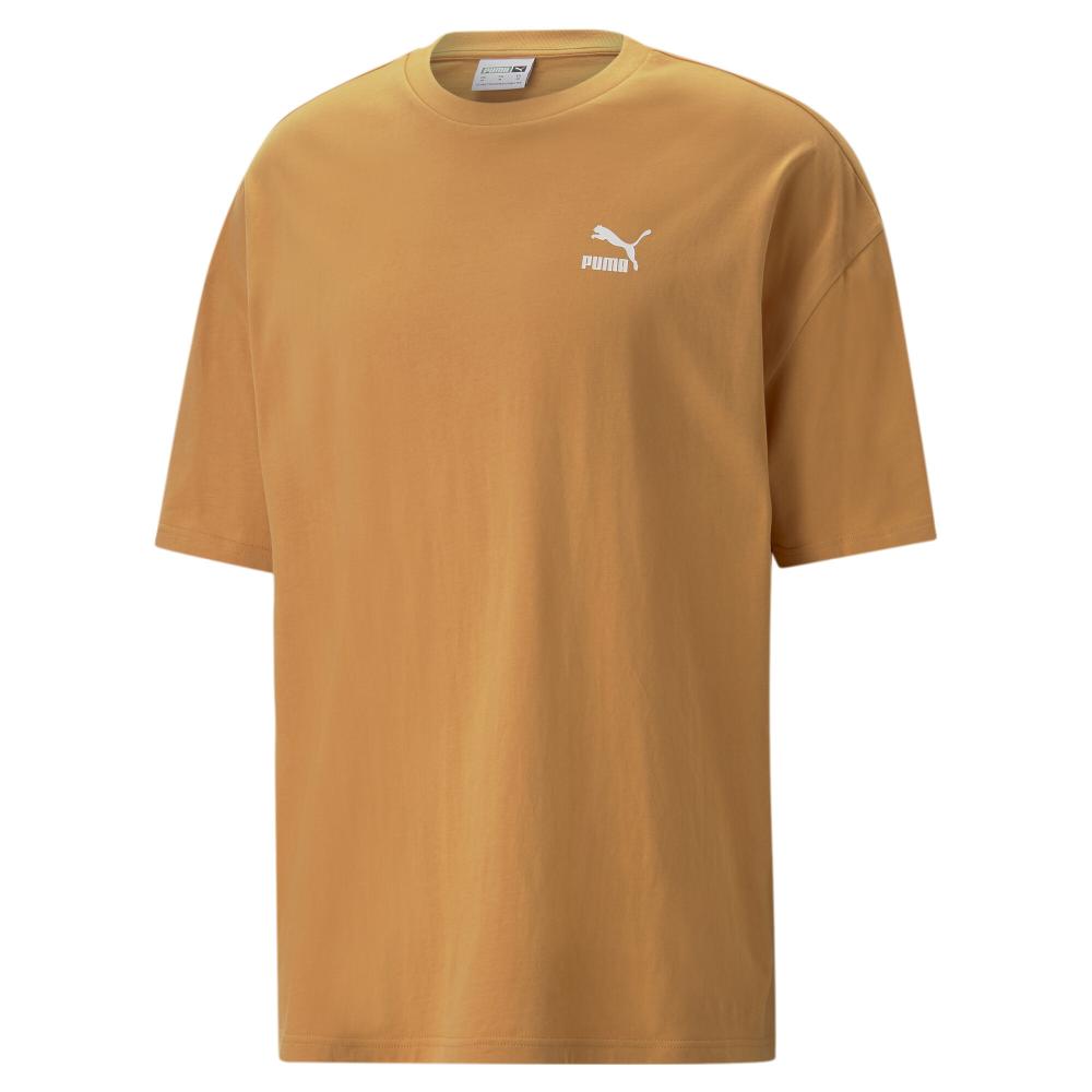 T-shirt Orange Homme Puma Oversized pas cher