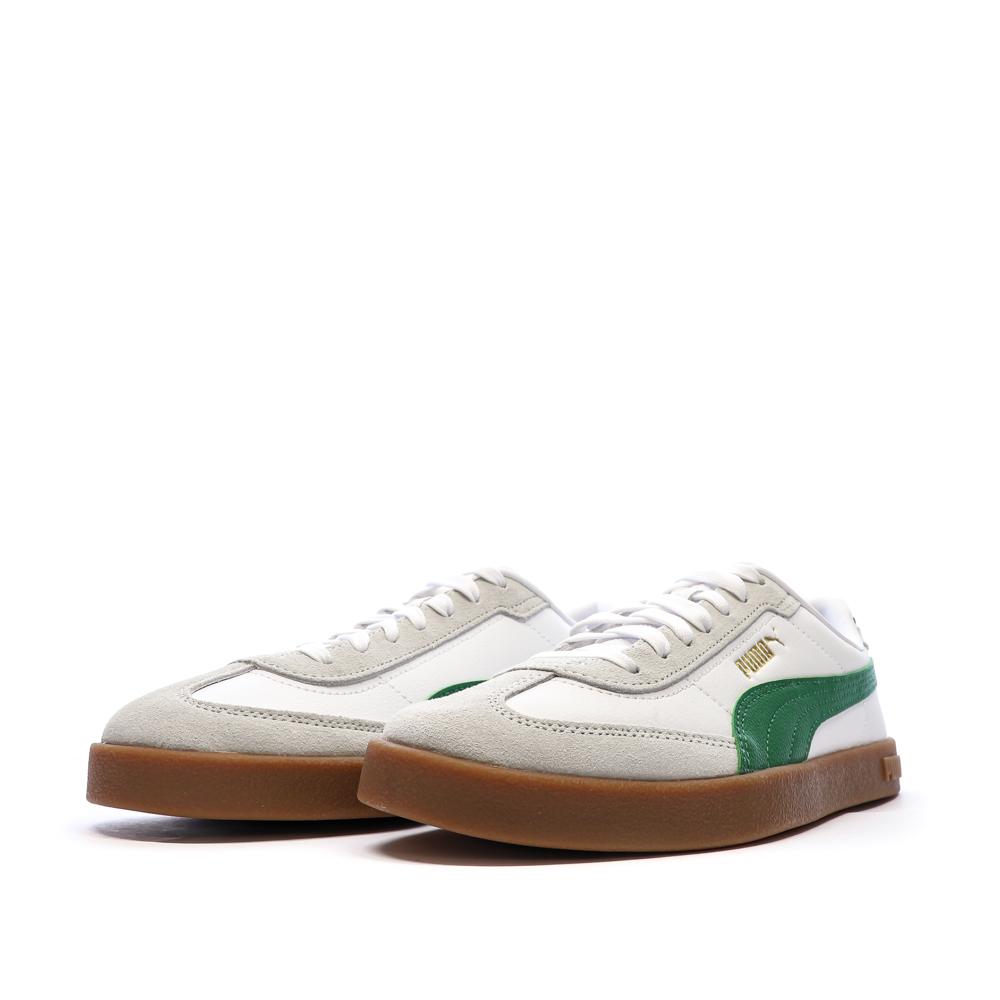 Baskets Blanc/Vert Femme Puma Club II Era vue 6