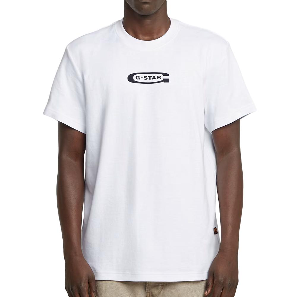 Camiseta blanca para hombre G-Star RAW Old Skools barato