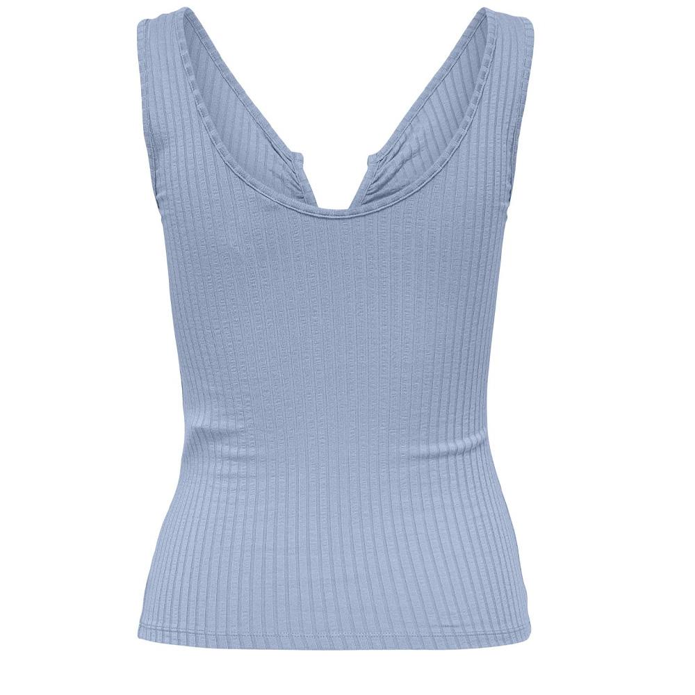 Débardeur Bleu Ciel Femme JDY Fransiska vue 2
