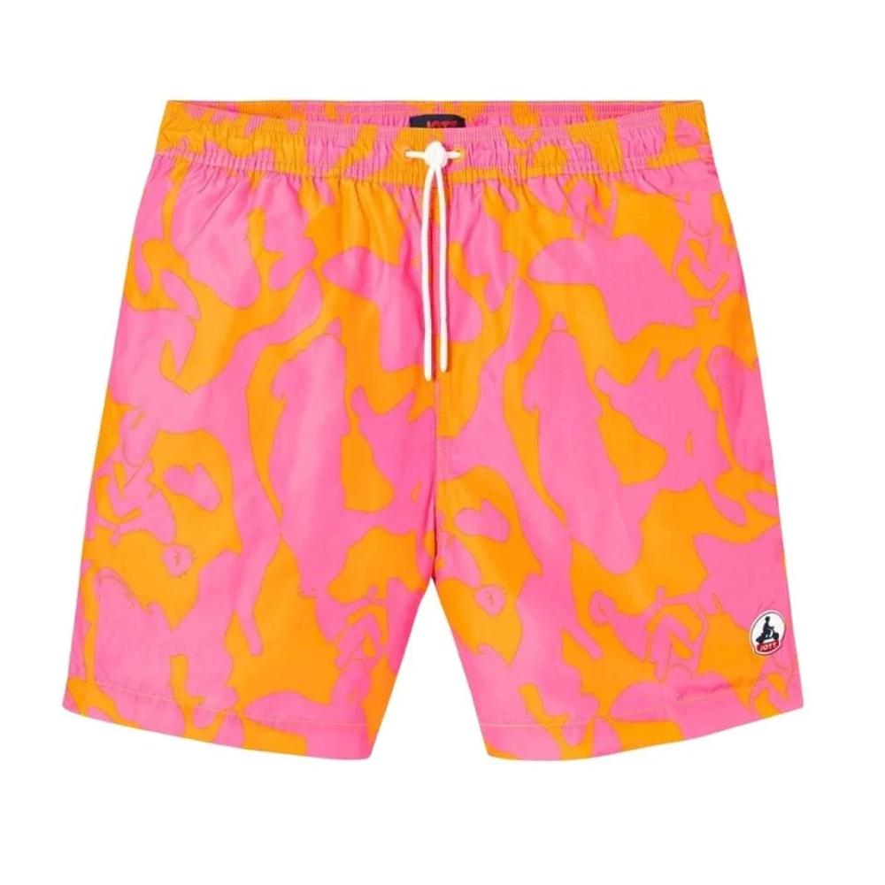 Short de Bain Orange/Rose Homme Jott Biarritz 4572 pas cher