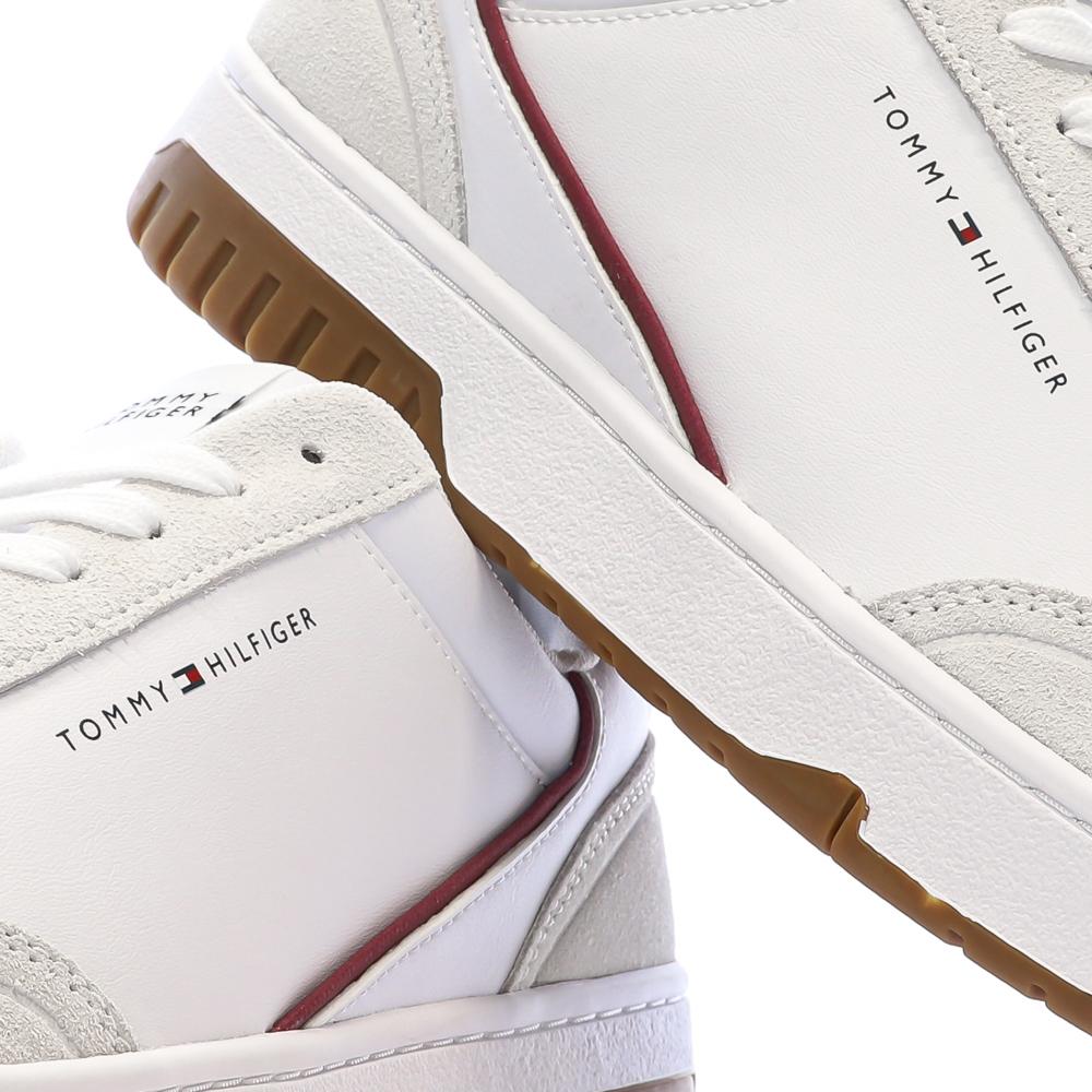 Baskets Blanches/Marine Homme Tommy Hilfiger Core Leath vue 7