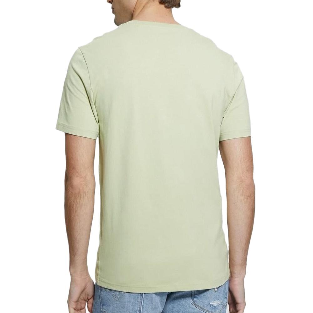 T-shirt Vert Homme Guess M4GI61J1314 vue 2