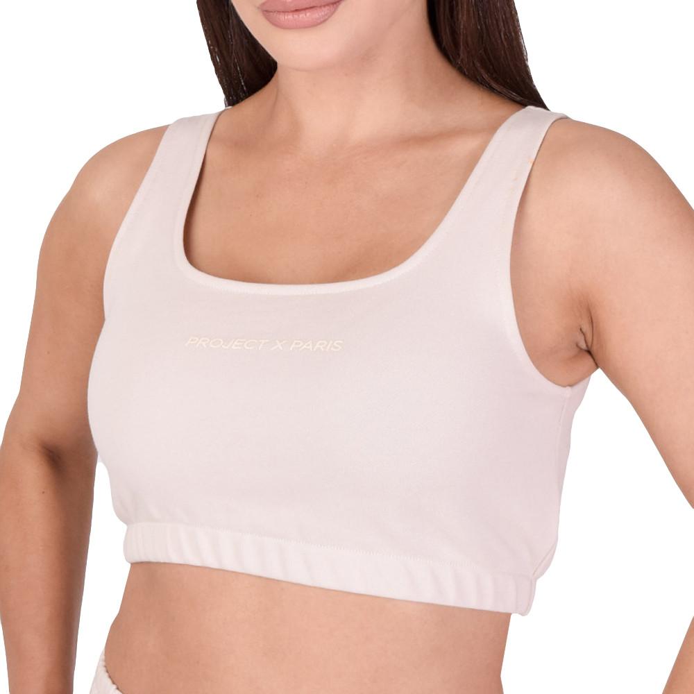 Top Court Beige Femme Project X Paris F211118 pas cher