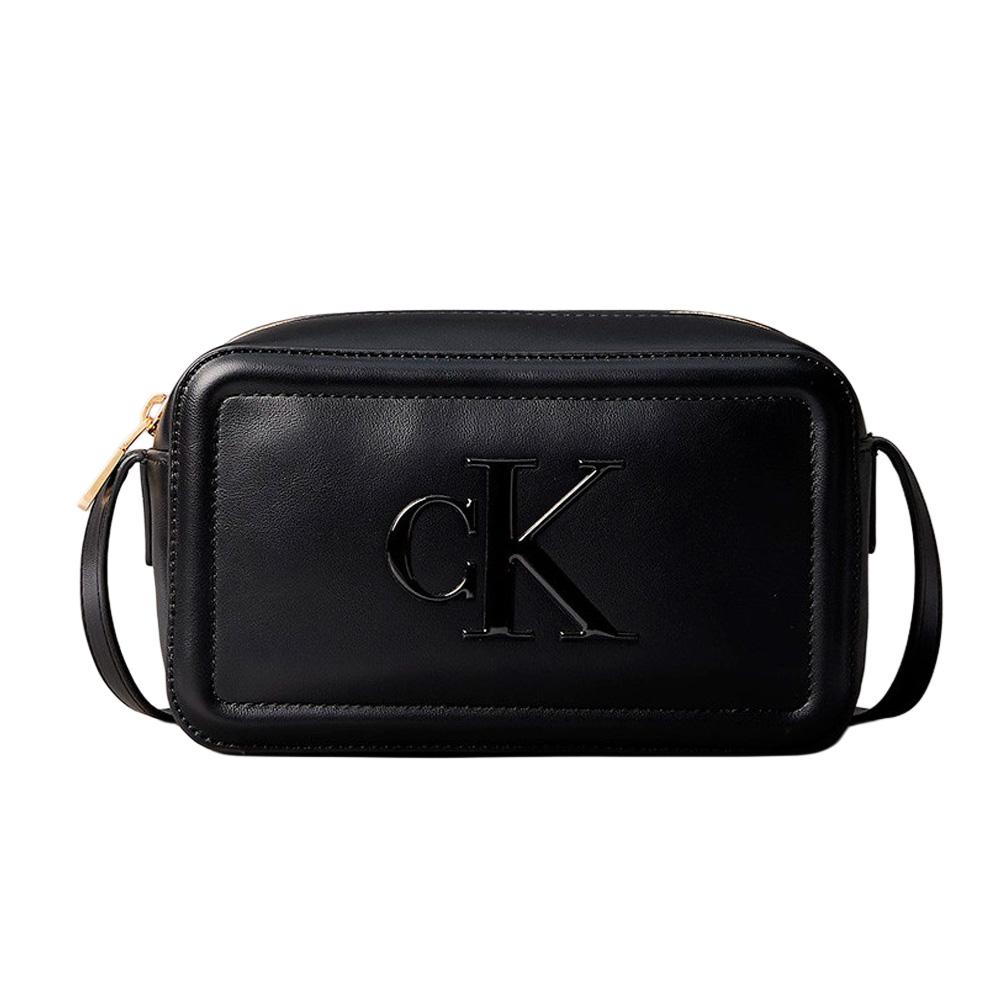 Schwarze Umhängetasche für Damen von Calvin Klein Jeans „Bold Camera“ günstig