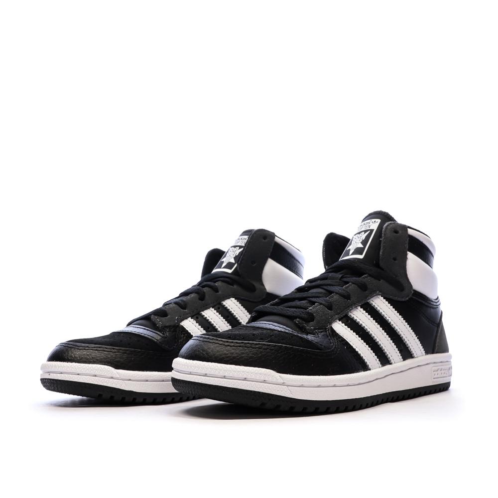 Baskets Noir/Blanc Garçon Adidas Top Ten vue 6