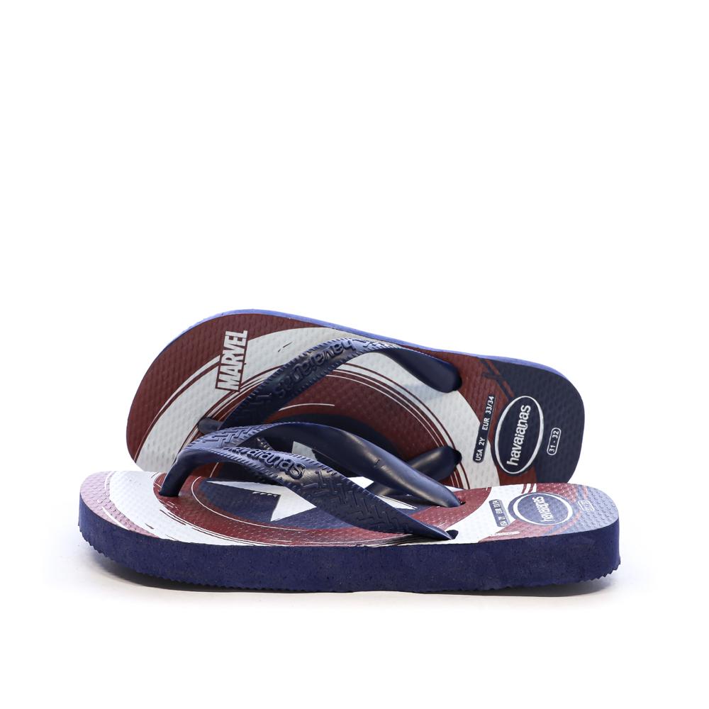 Tongs Marines Enfant Havaianas Hav Top Marvel Logomania pas cher