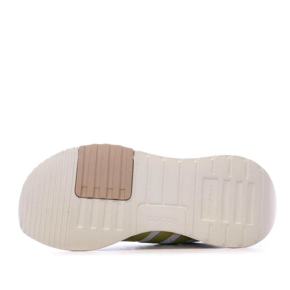 Baskets Écru Fille Adidas Racer Tr21 vue 5