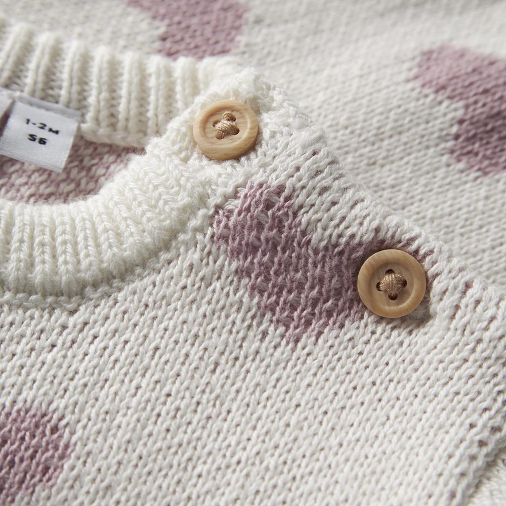 Pull Blanc/Rose Fille Name it Foana vue 3