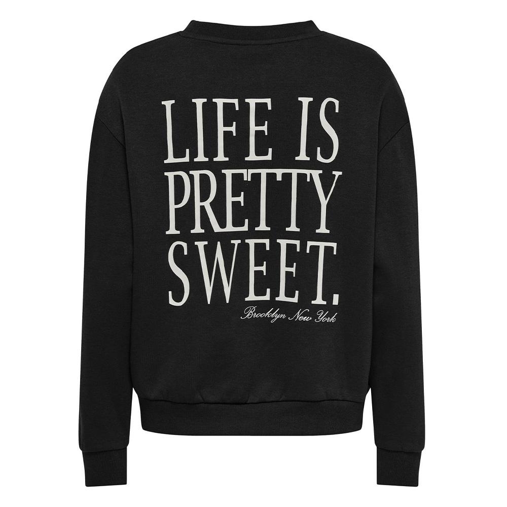 Sudadera negra para mujer JDY Nanna Life ver 2