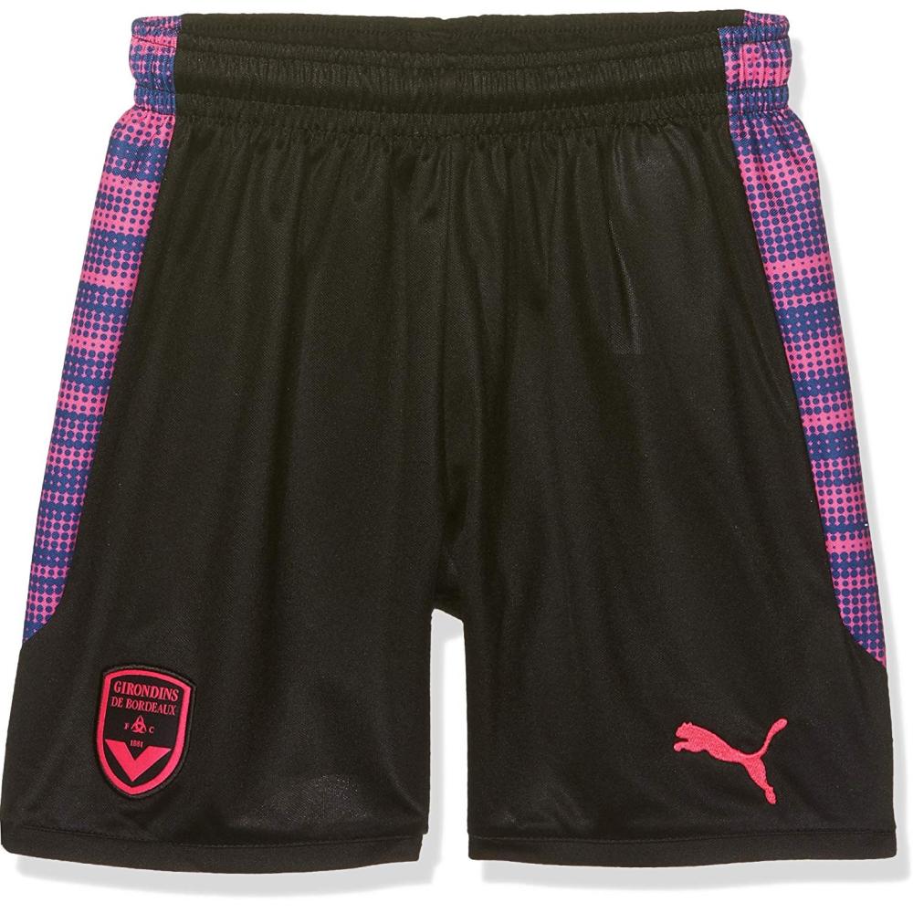 Girondins de Bordeaux Garçon Short Football Noir Puma pas cher