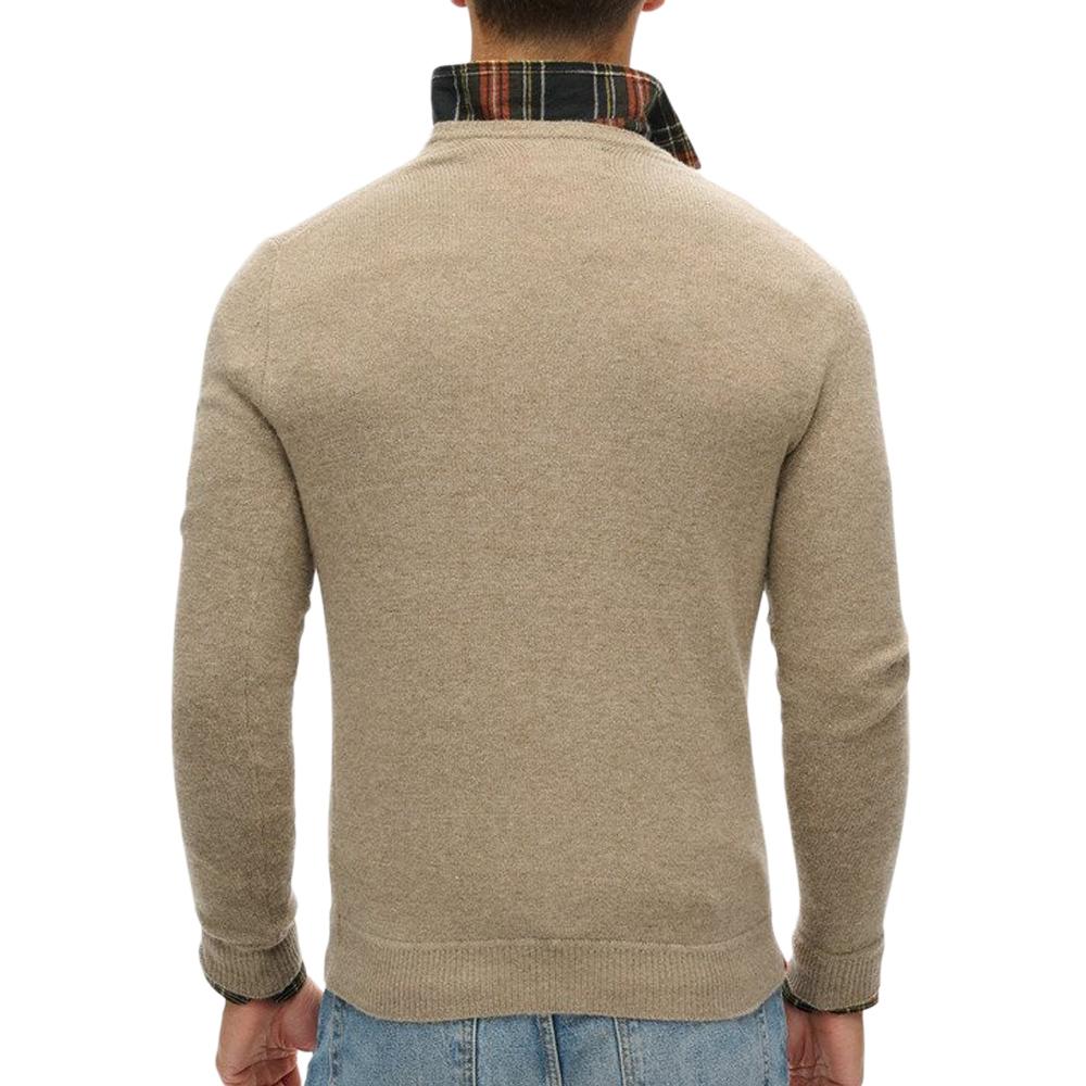 Pull Vert Homme Superdry Essential Slim Fit Crew Jumper vue 2