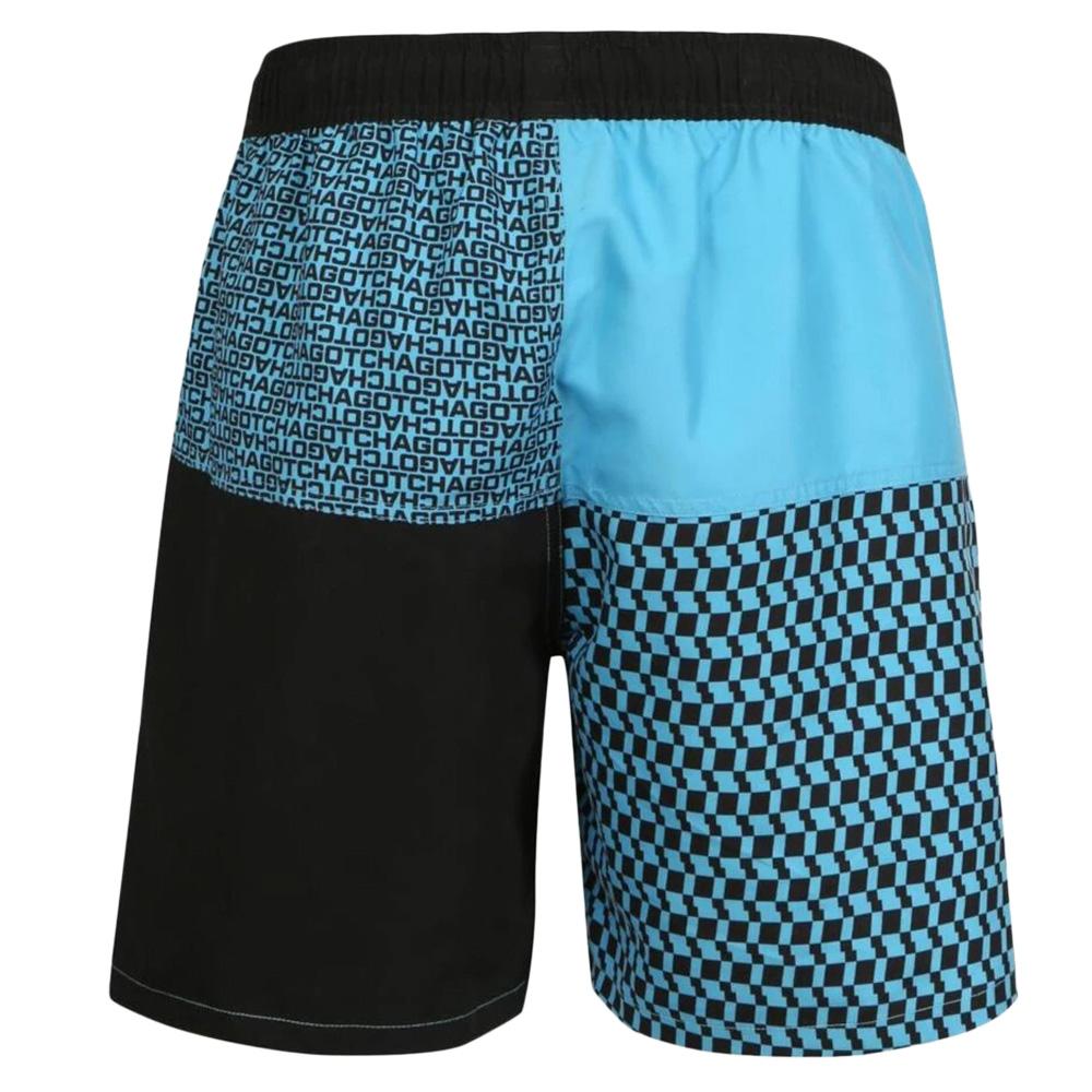 Short de bain Noir/Bleu Homme Gotcha Grid vue 2