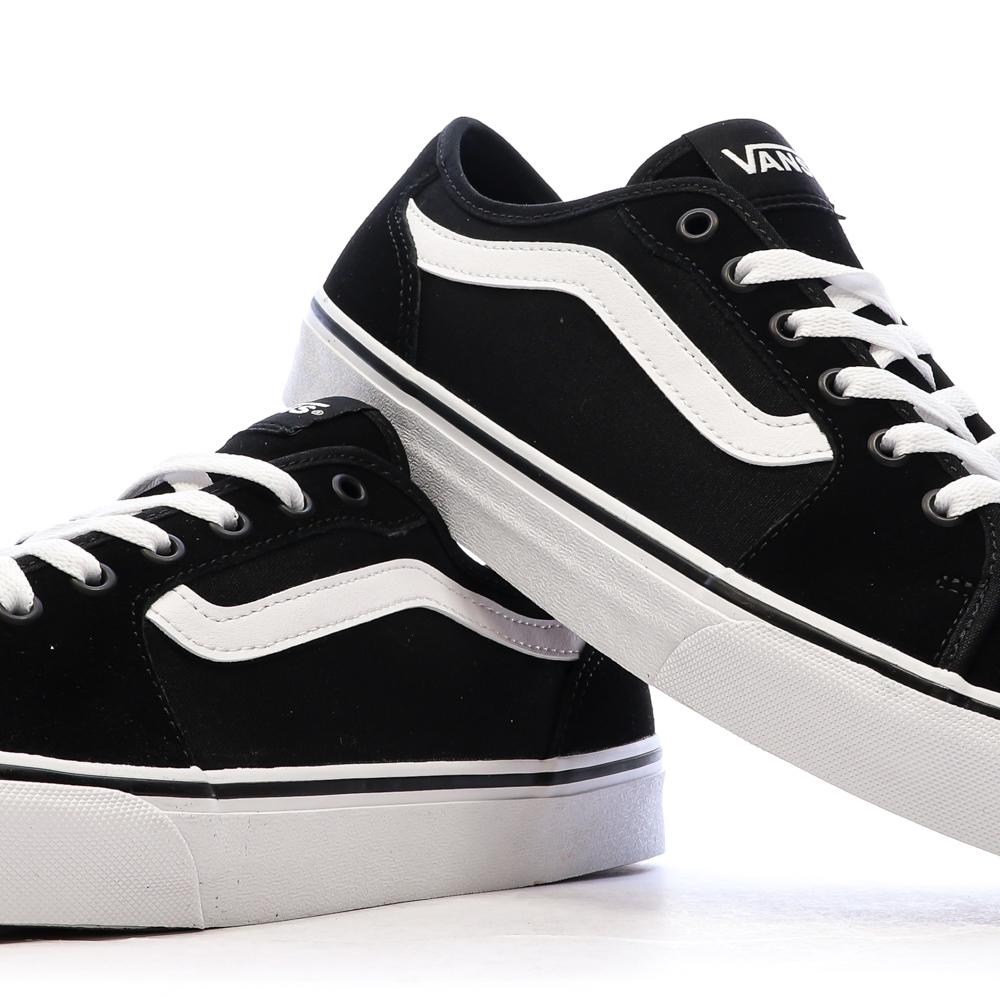 Baskets Noires/Blanches Homme Vans Filmore Decon vue 7