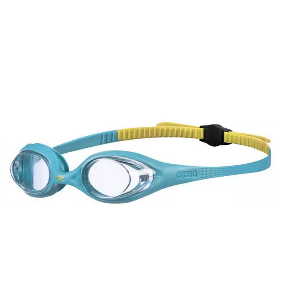 Lunettes de Natation Bleu/Jaune Arena Spider JR pas cher