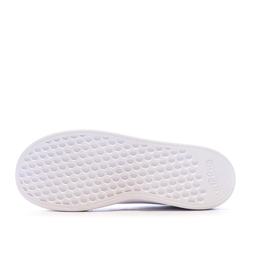 Baskets Blanches Mixte Adidas Advantage Base 2.0 J vue 4