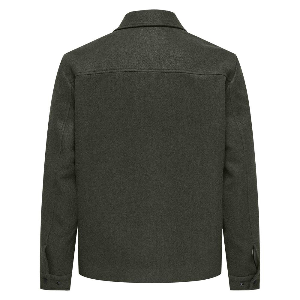Veste Verte Homme Only & Sons Ponnor vue 2