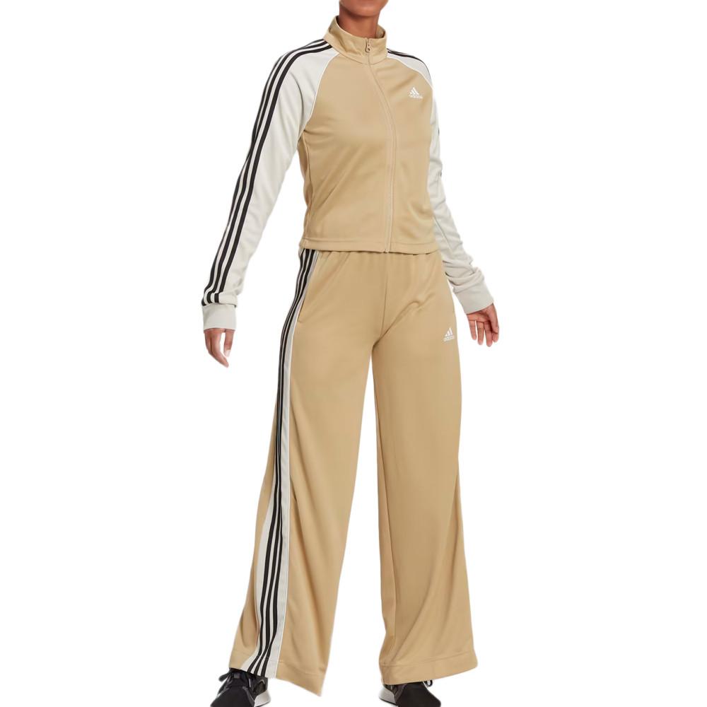 Ensemble de Survêtements Beige Femme Adidas Teamsport pas cher