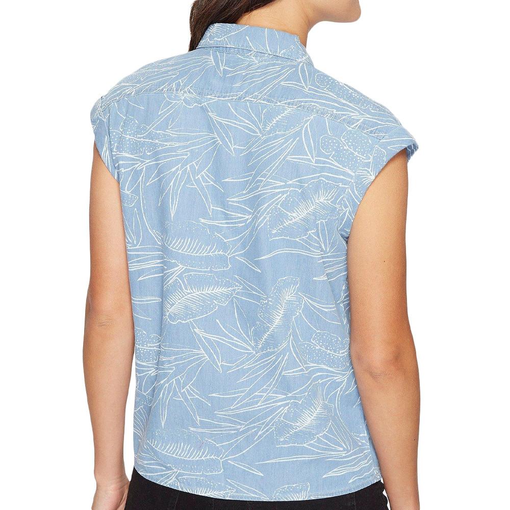 Chemise en Jeans Bleu Femme Vans Sundazed vue 2