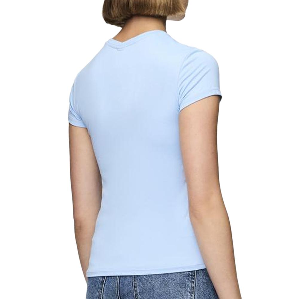 T-Shirt Bleu Femme Pieces Fylla vue 2