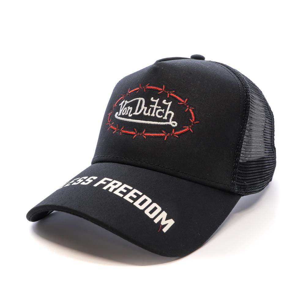 Casquette Noire/Rouge Homme Von Dutch 966121 pas cher
