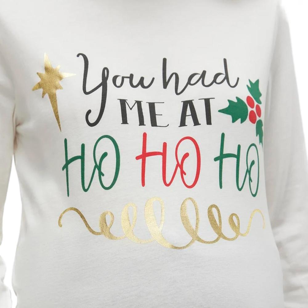 T-shirt Manches Longues Beige Femme Mamalicious Hoho vue 3