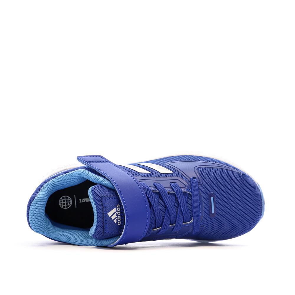 Baskets Marine Garçon Adidas Runfalcon 2.0 K vue 4