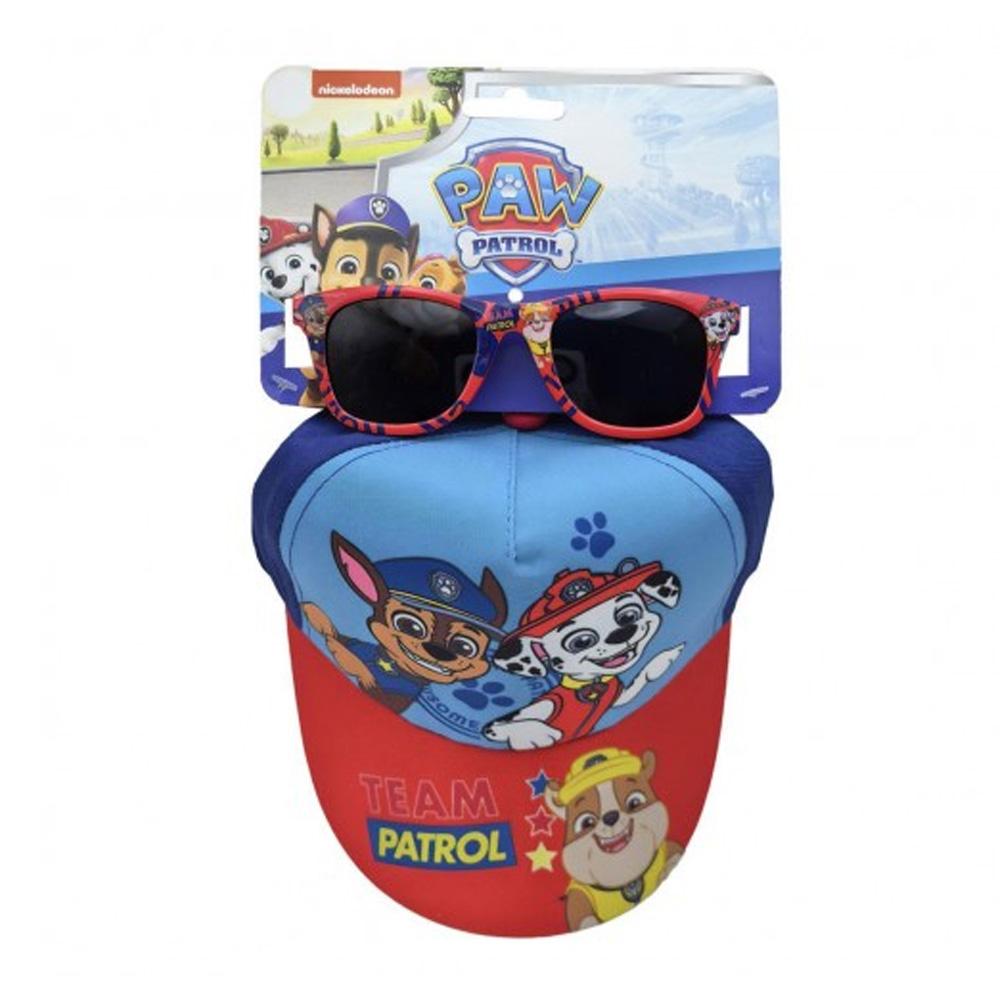 Kit Casquette + Lunette de Soleil Bleu Enfant Sport Zone Chase et marcus pas cher