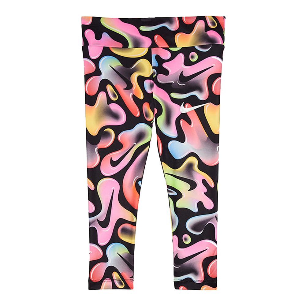 Legging Noir/Rouge Fille Nike 36J590 pas cher