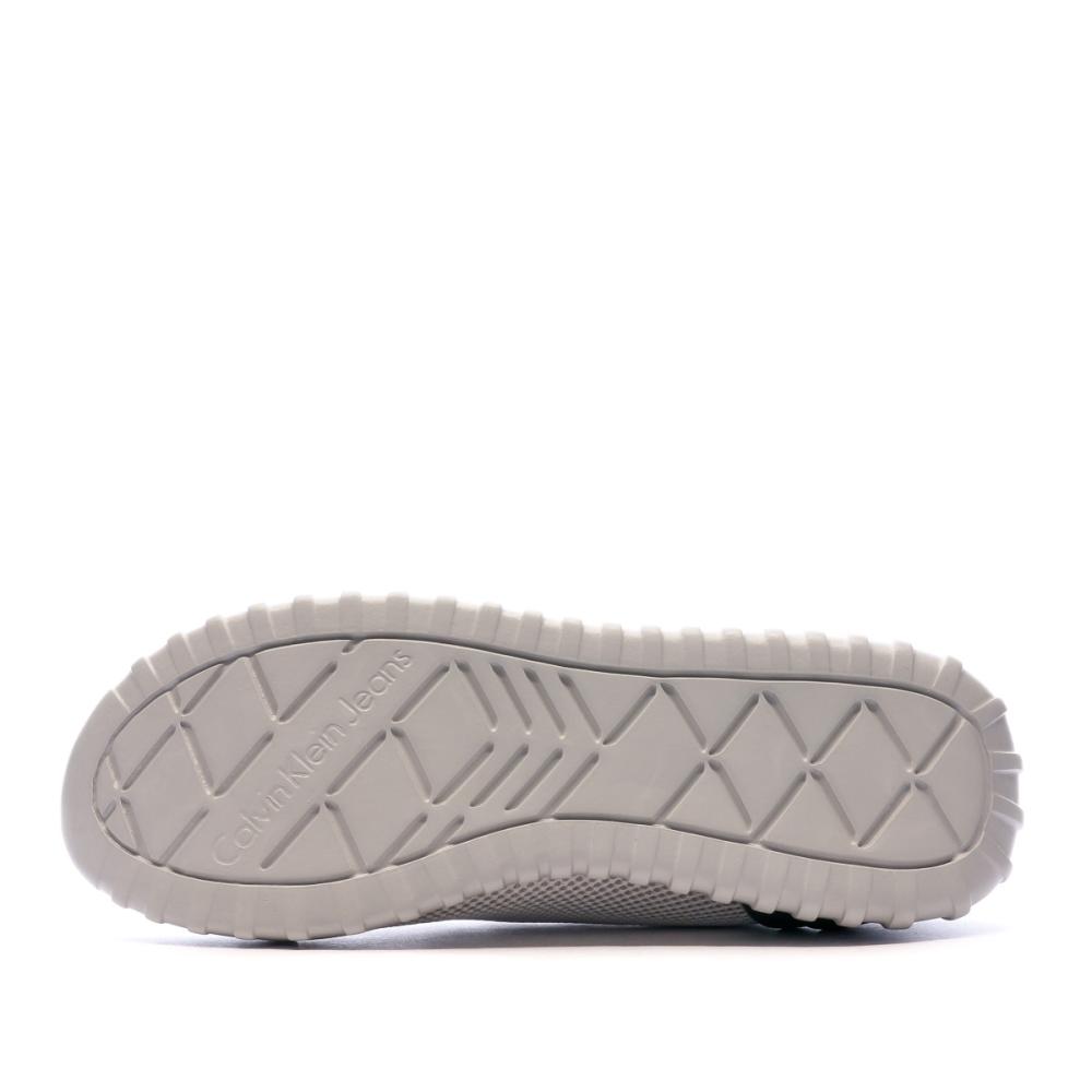 Baskets Grise/Blanche Homme Calvin Klein Jeans Runner vue 5