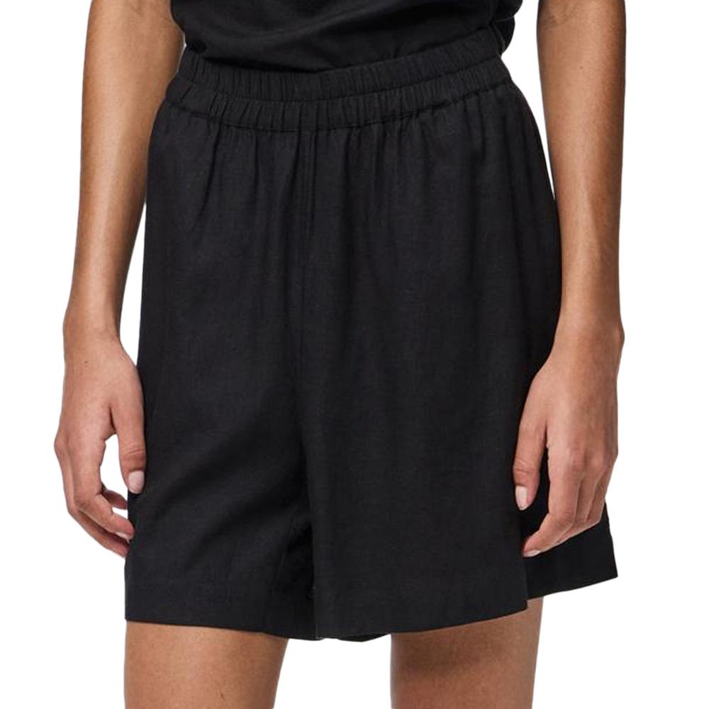 Short Noir Femme Pieces Pia pas cher