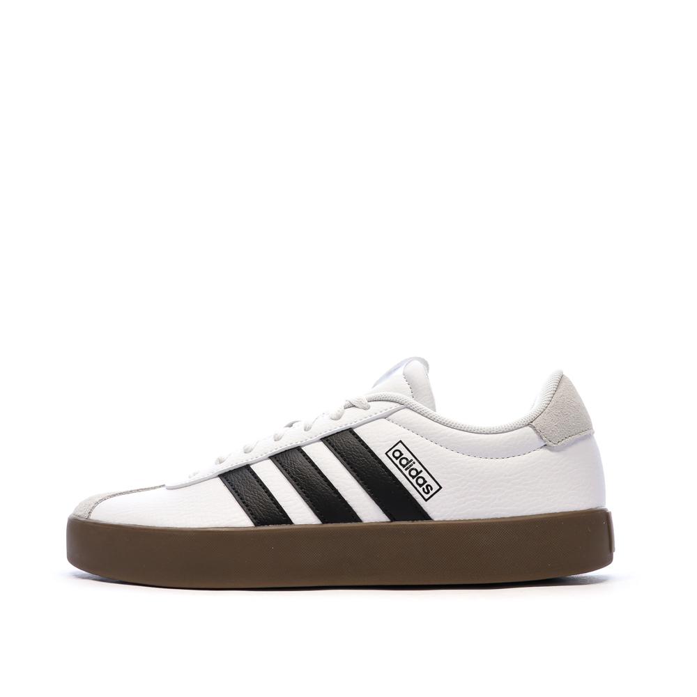 Baskets Blanc/Noir Homme Adidas Vl Court 3.0 pas cher