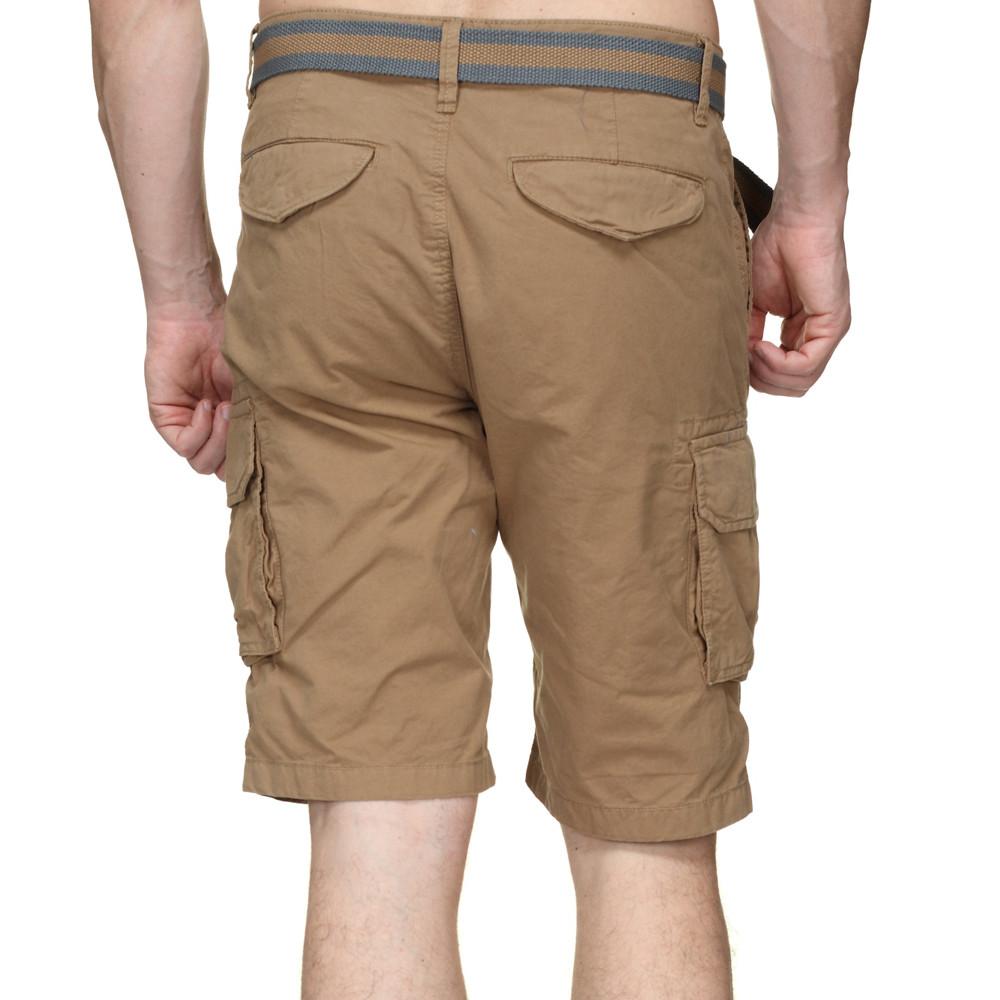 Short Cargo Marron Homme Teddy Smith Shurley vue 2