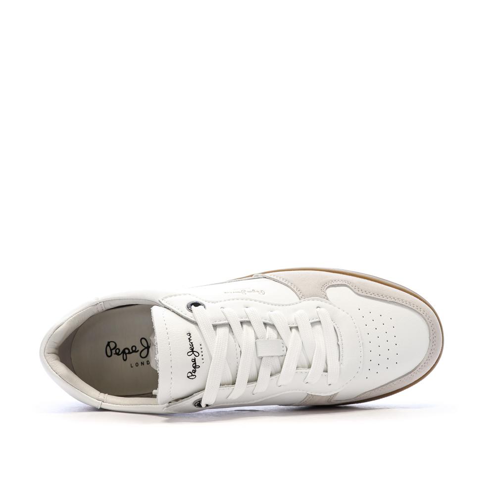 Baskets Blanches Homme Pepe jeans Camden One vue 4