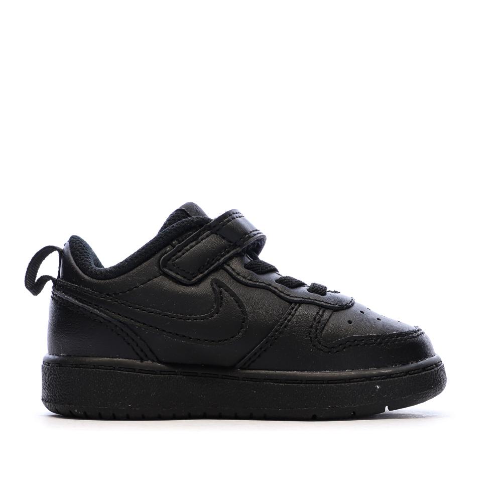 Baskets Noir Garçon Nike Court Borough Low Recraft vue 2
