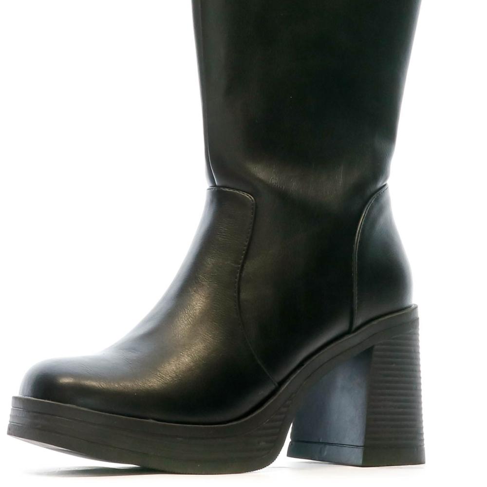 Bottes Noires Femme Xti 142 vue 7