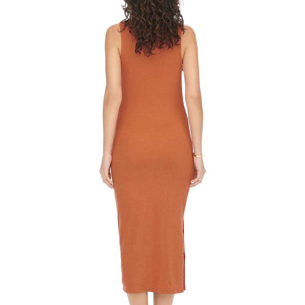 Robe Orange Femme JDY Bianca vue 2