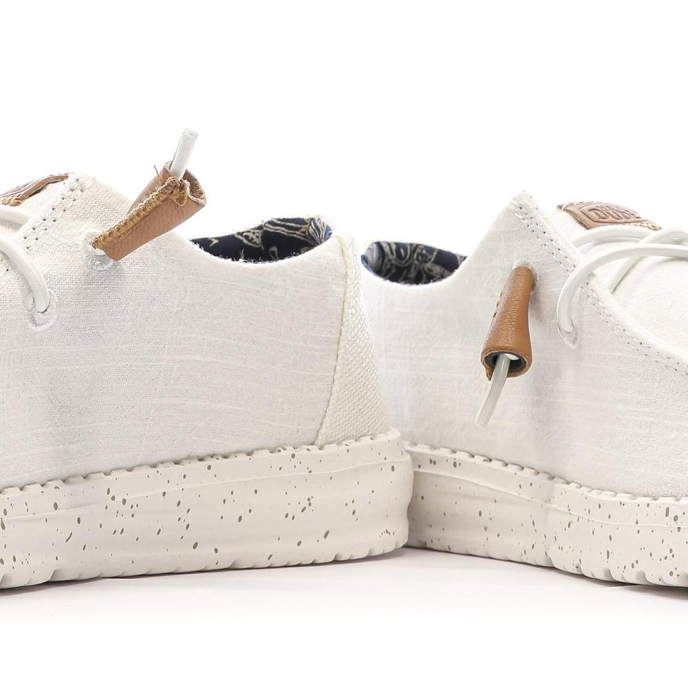 Chaussures Blanches Femme Hey Dude Wendy Washed vue 4