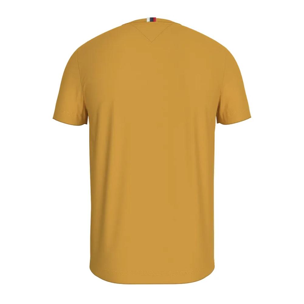 T-shirt Jaune Homme Tommy Hilfiger Printed vue 2