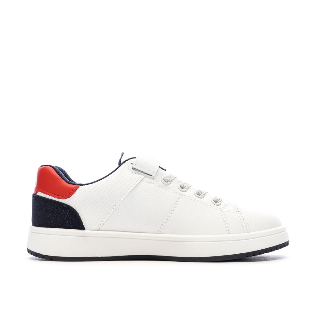 Baskets Blanc/Marine Garçon Ellesse Santo vue 2