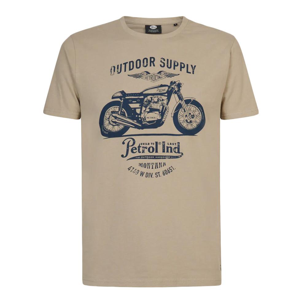 T-shirt Vert Clair Homme Petrol Industries Classic pas cher