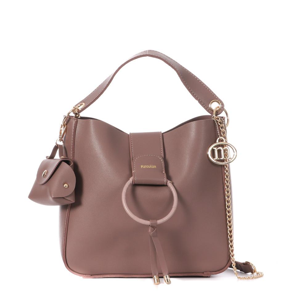 Sac à Main Mauve Femme Manoukian Theo sb pas cher