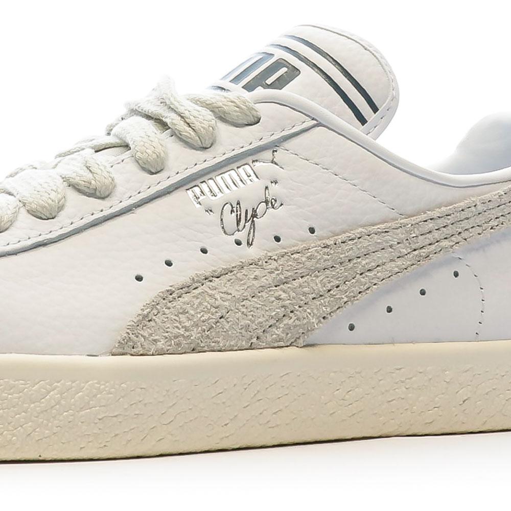 Baskets Blanc/Gris Homme Puma Clyde Q3 Rhuigi vue 7