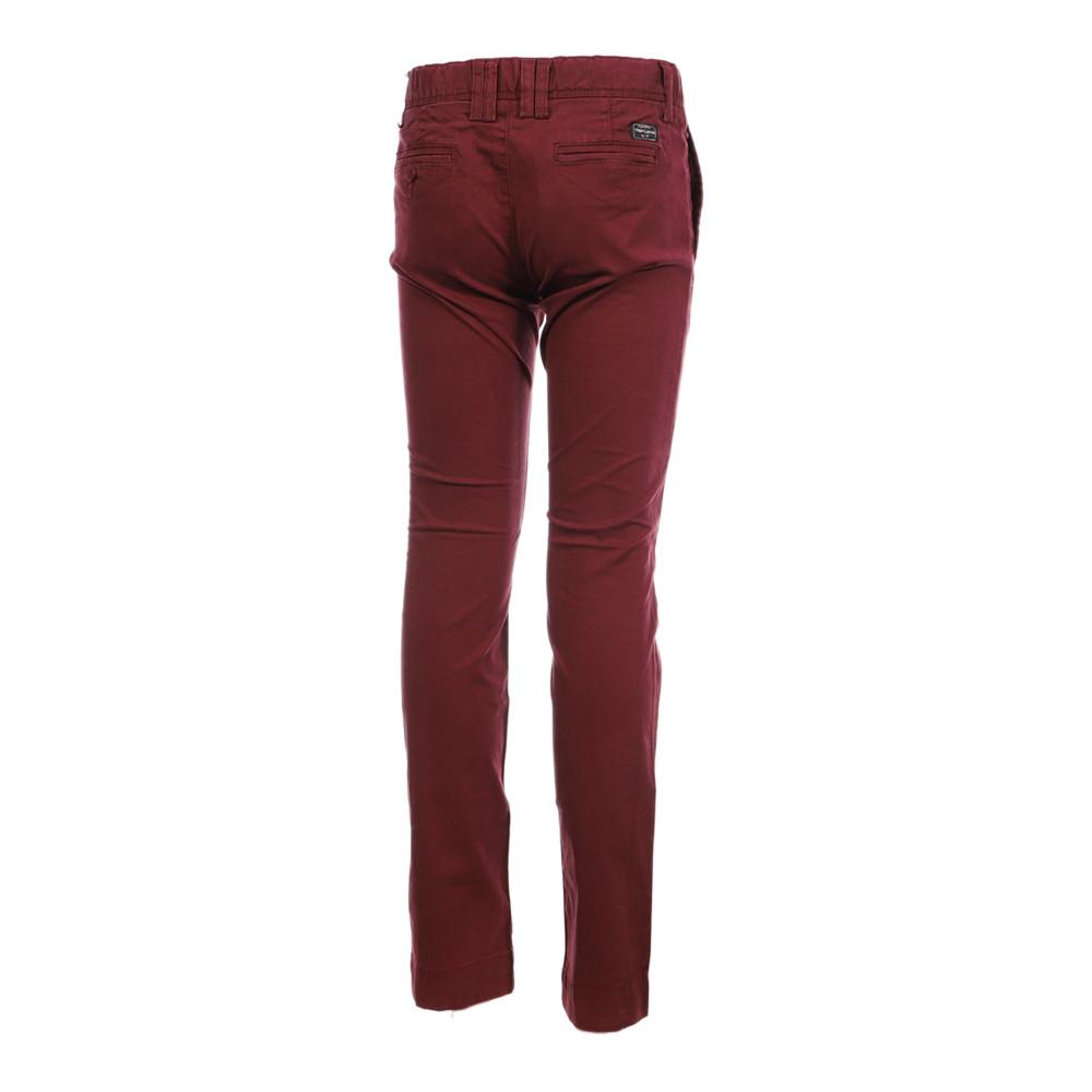 Pantalon chino Bordeaux Garçon Teddy Smith Stretch vue 2