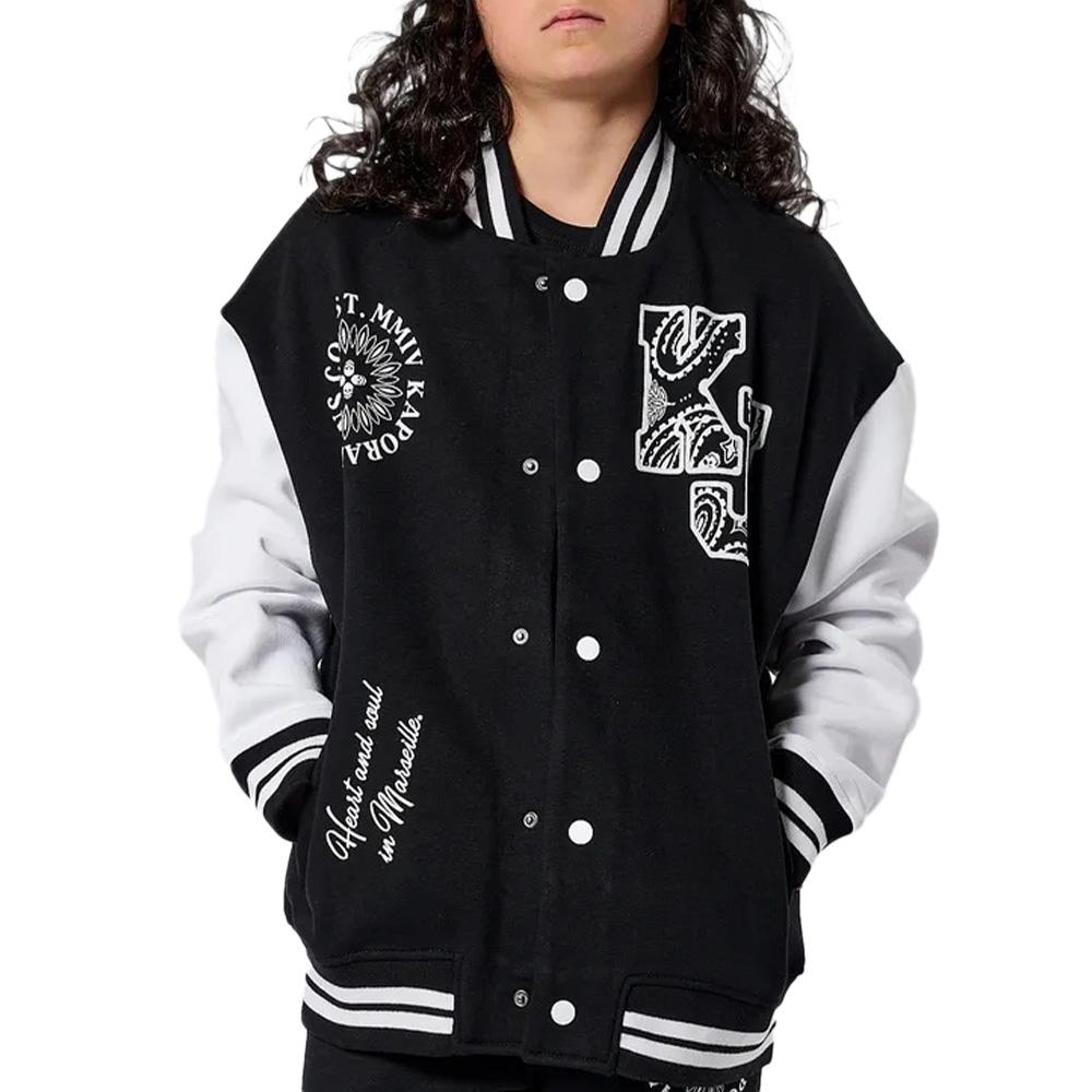 Veste Noire Garçon Kaporal Olive pas cher