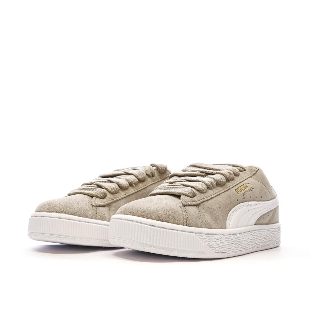 Baskets Beiges Femme Puma Suede XL vue 6