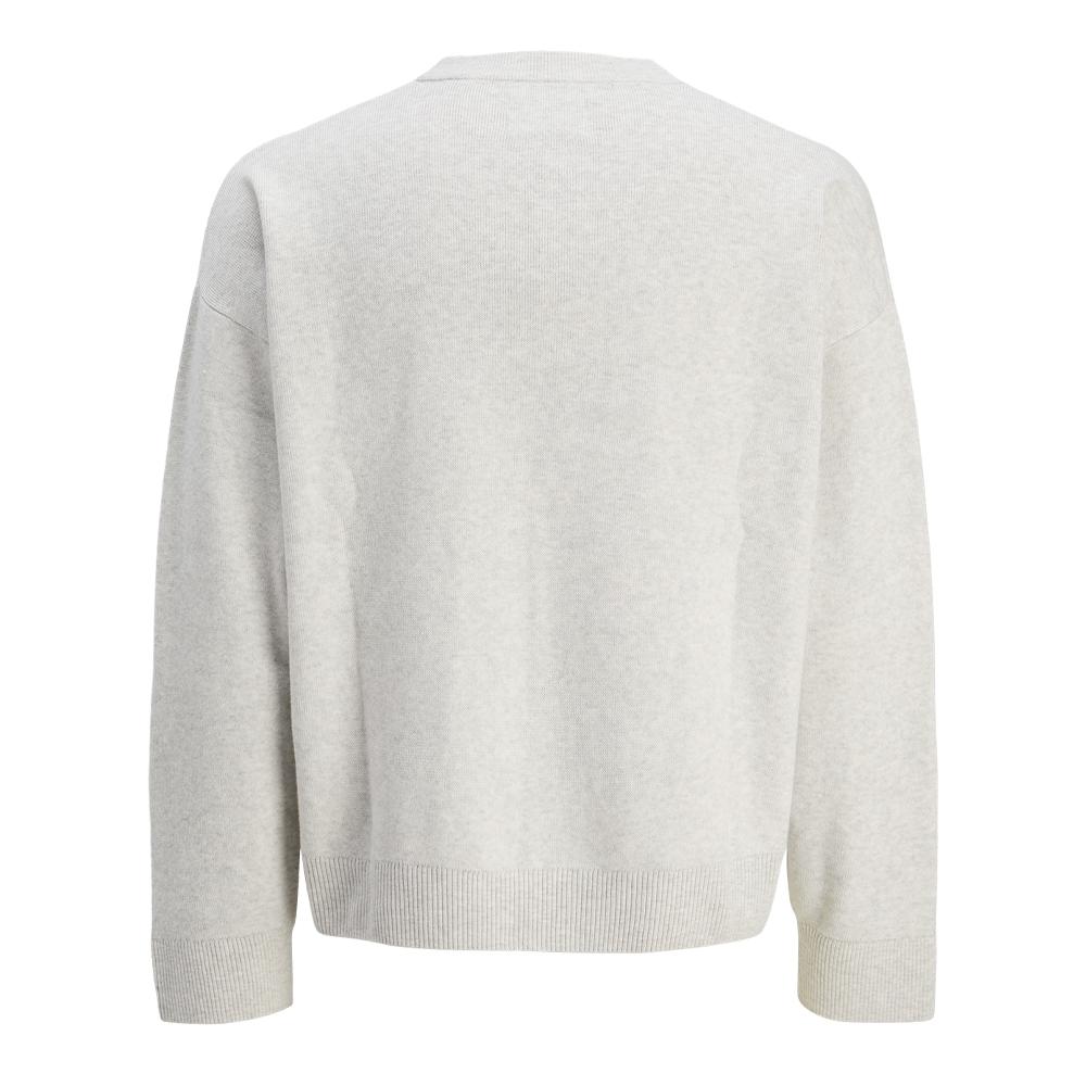 Sweat Gris Clair Homme Jack & Jones Coblanks vue 2