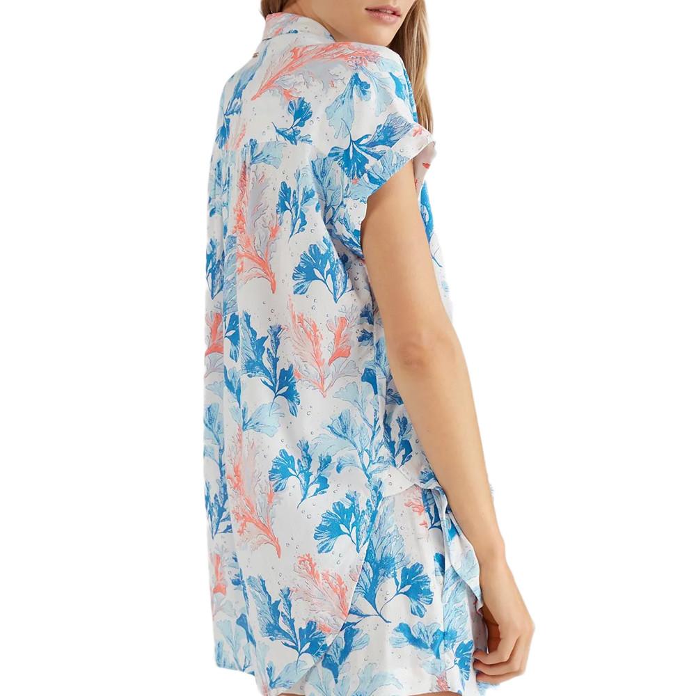 Blouse Blanc/Bleu/Rose Femme O'Neill 1200001 vue 2