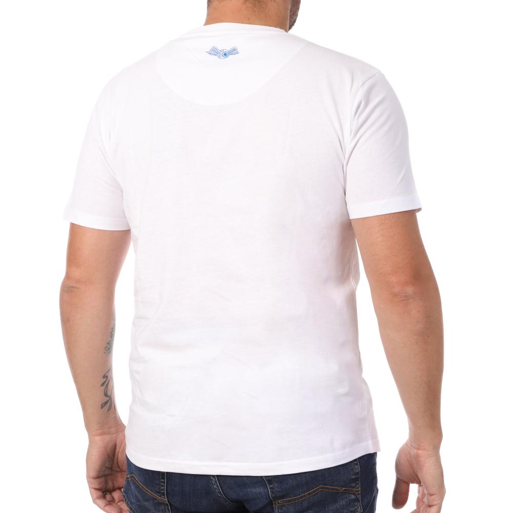 T-shirt Blanc/Bleu Homme Von Dutch Best vue 2